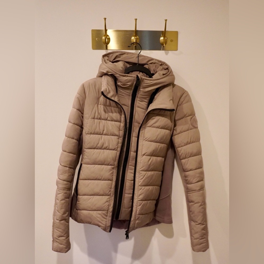 Bernardo beige puffer jacket